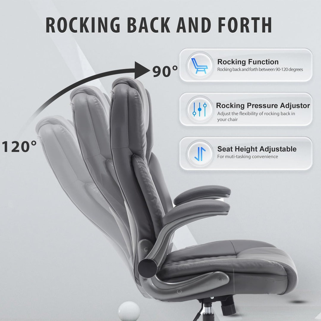 Ergonomic Computer Desk Chair with Flip up Arms
