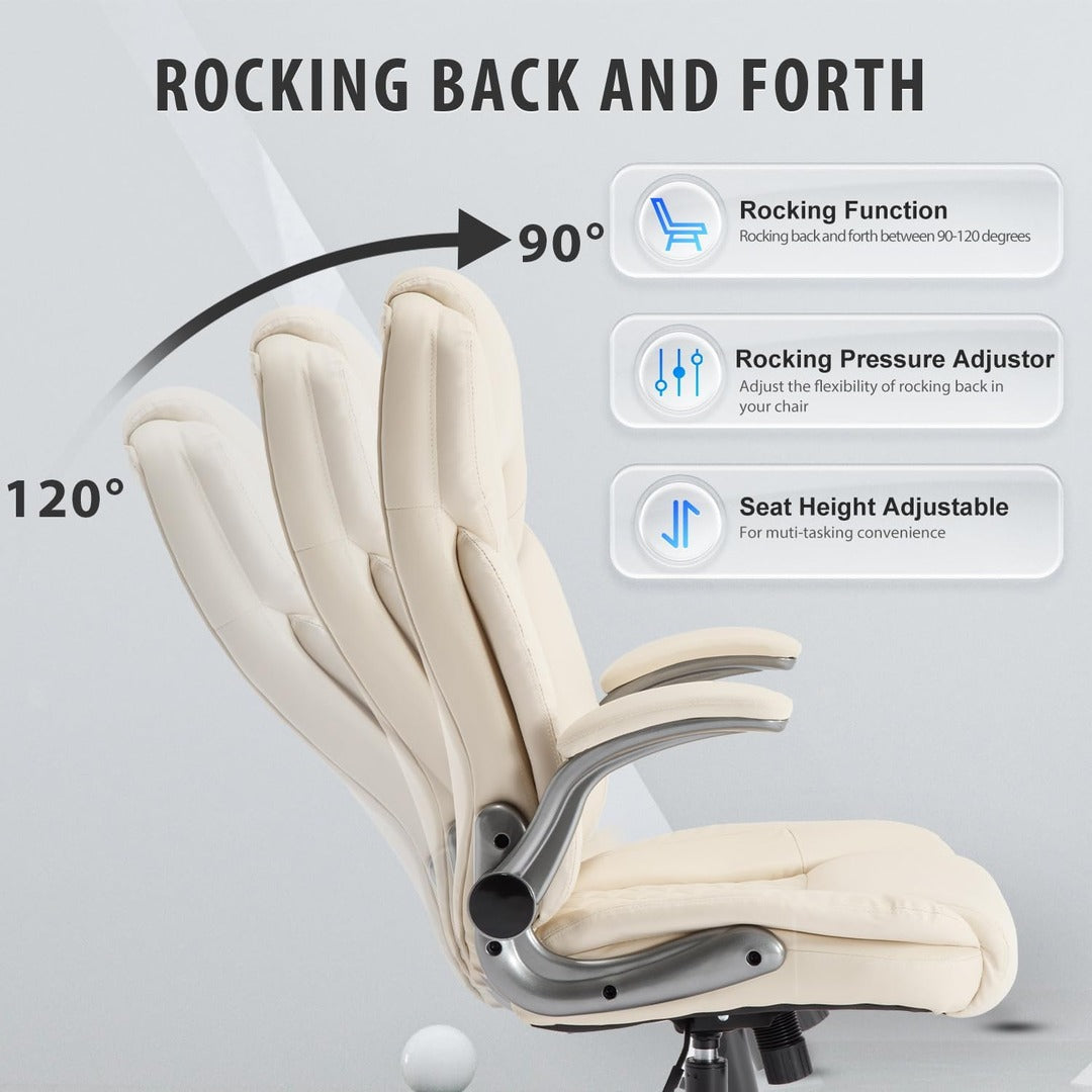 Ergonomic Computer Desk Chair with Flip up Arms