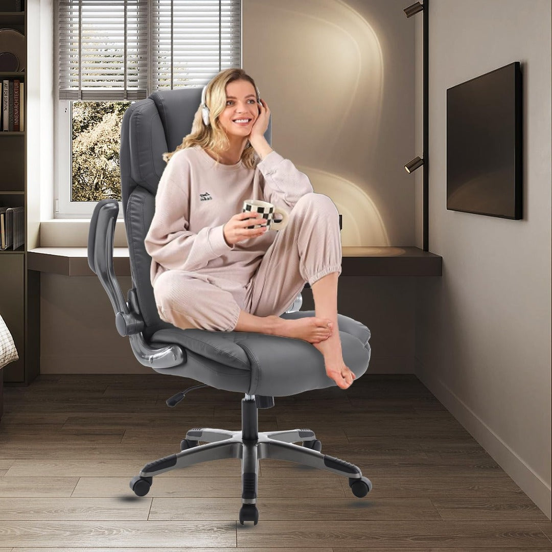 Ergonomic Computer Desk Chair with Flip up Arms