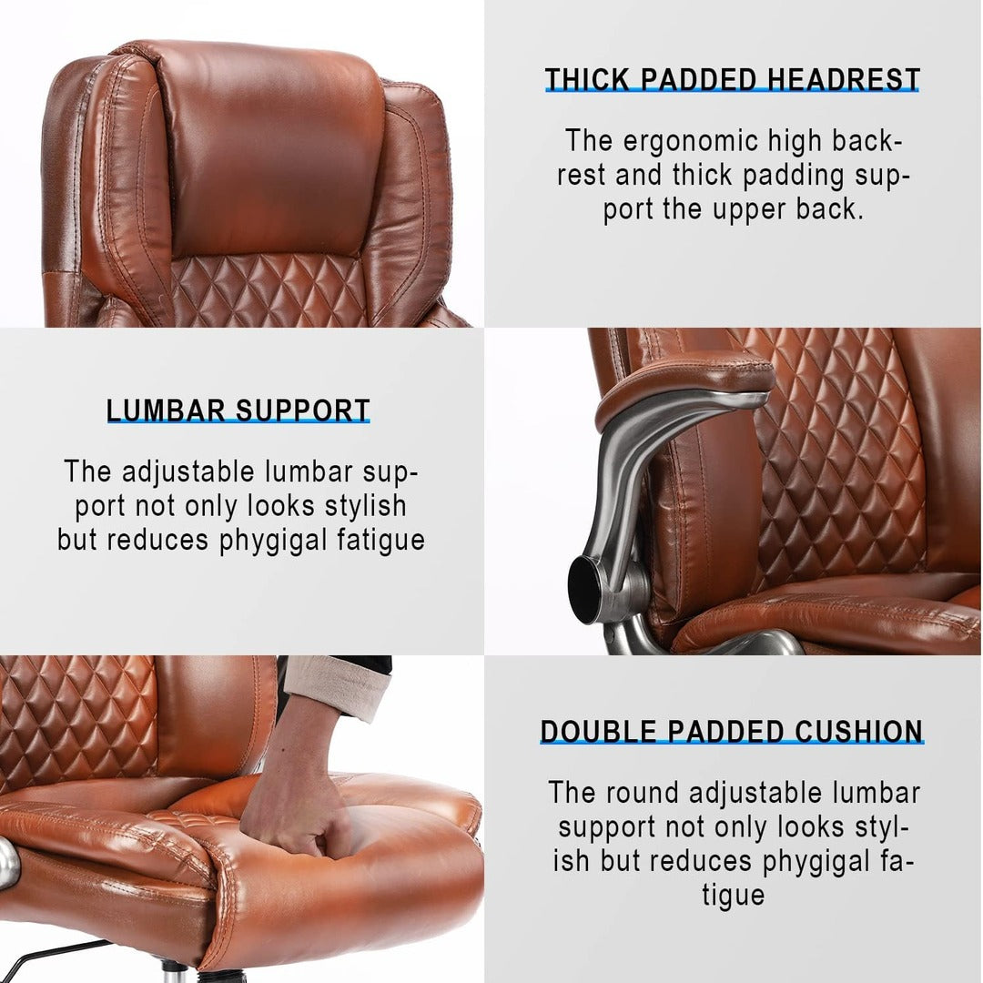 Ergonomic Computer Desk Chair with Flip up Arms