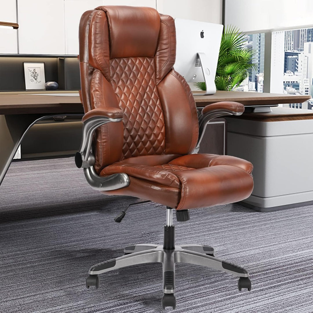 Ergonomic Computer Desk Chair with Flip up Arms