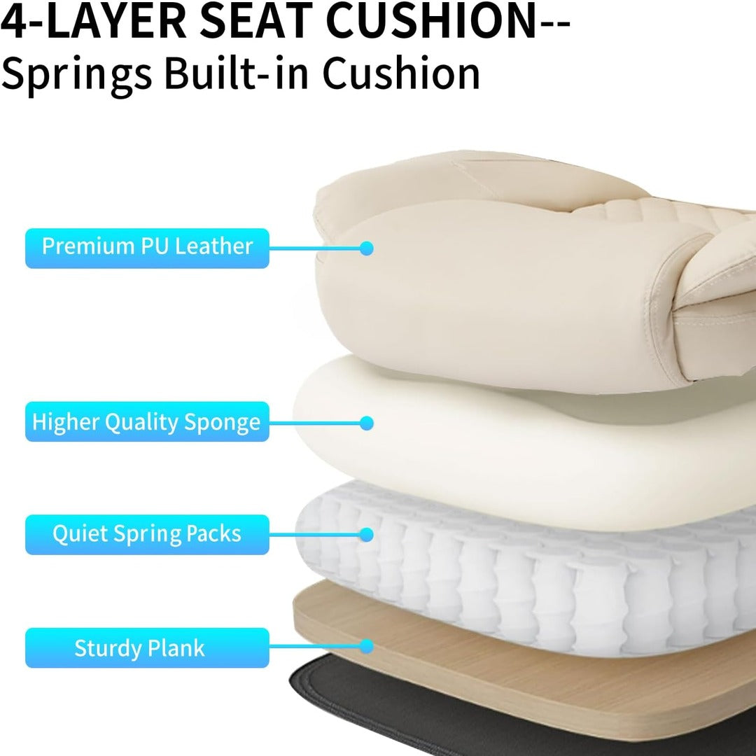 Ergonomic Computer Desk Chair with Flip up Arms