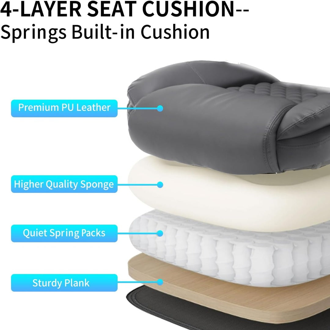 Ergonomic Computer Desk Chair with Flip up Arms