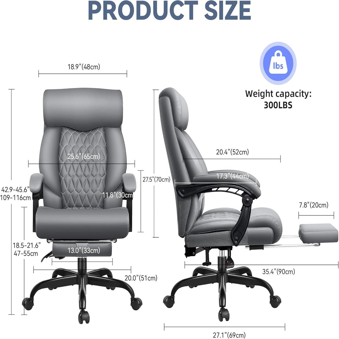 Executive Leather Office Desk Chair
