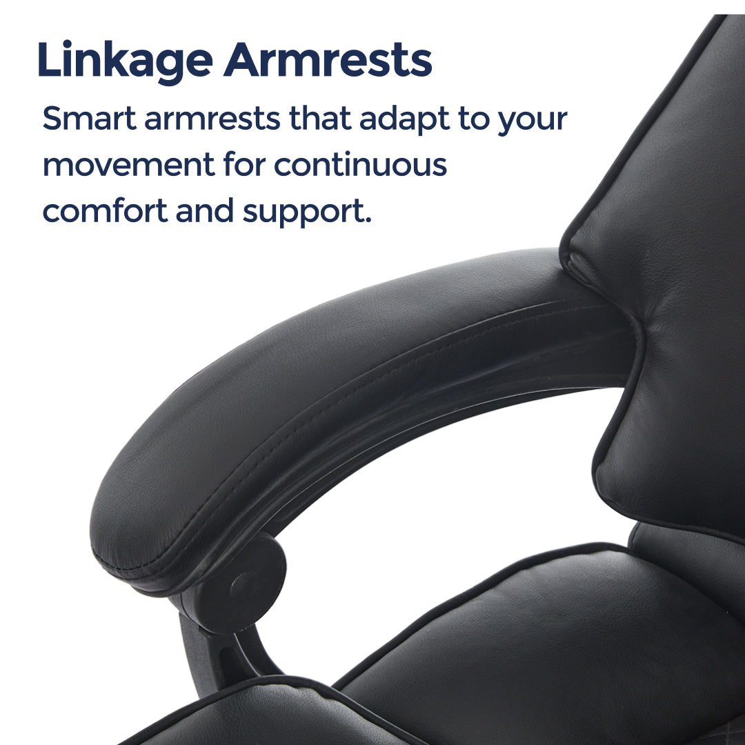 Orbis Heated & 4-Point Kneading Massage Reclining Office Chair