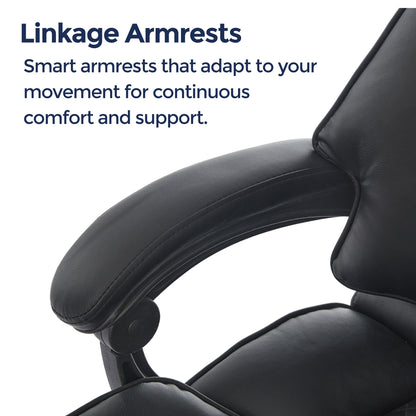 Orbis Heated & 4-Point Kneading Massage Reclining Office Chair