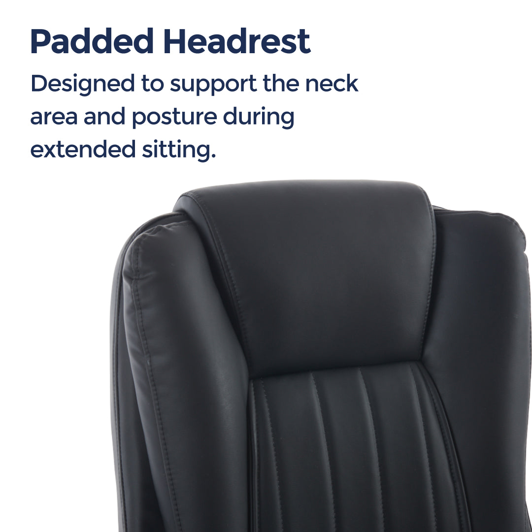 Orbis Heated & 4-Point Kneading Massage Reclining Office Chair