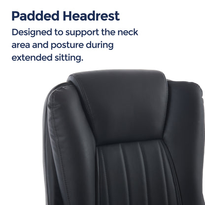 Orbis Heated & 4-Point Kneading Massage Reclining Office Chair