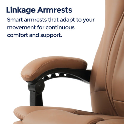 Orbis Heated & 4-Point Kneading Massage Reclining Office Chair