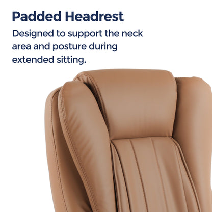 Orbis Heated & 4-Point Kneading Massage Reclining Office Chair