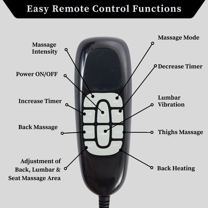 Universal Office Chair with Heat and Massage Functions (No Kneading)