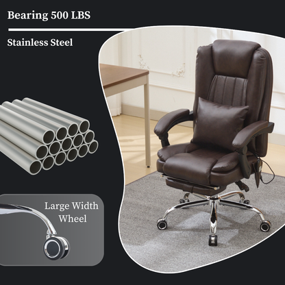 Universal Office Chair with Heat and Massage Functions (No Kneading)