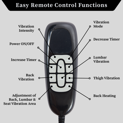 Universal Office Chair with Heat and Massage Functions (No Kneading)