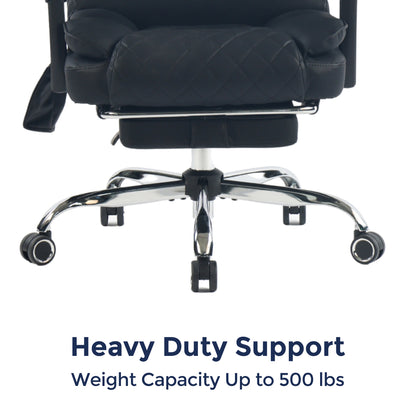 Ergonix Heated & 2-Point Kneading Massage Reclining Office Chair