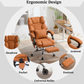 Ergonix Heated & 2-Point Kneading Massage Reclining Office Chair