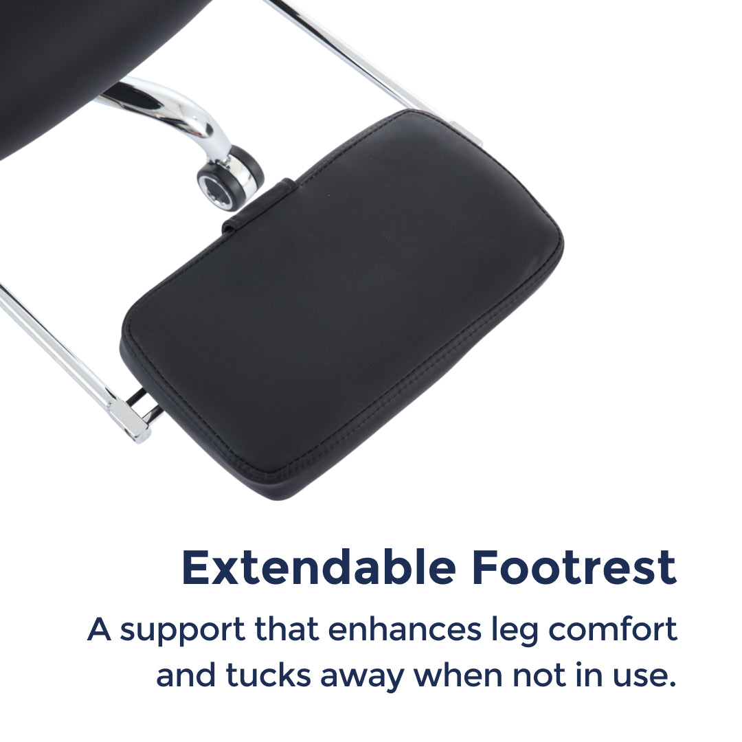 Orbis Heated & 4-Point Kneading Massage Reclining Office Chair