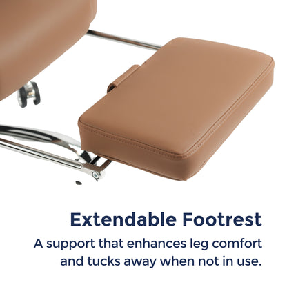 Orbis Heated & 4-Point Kneading Massage Reclining Office Chair