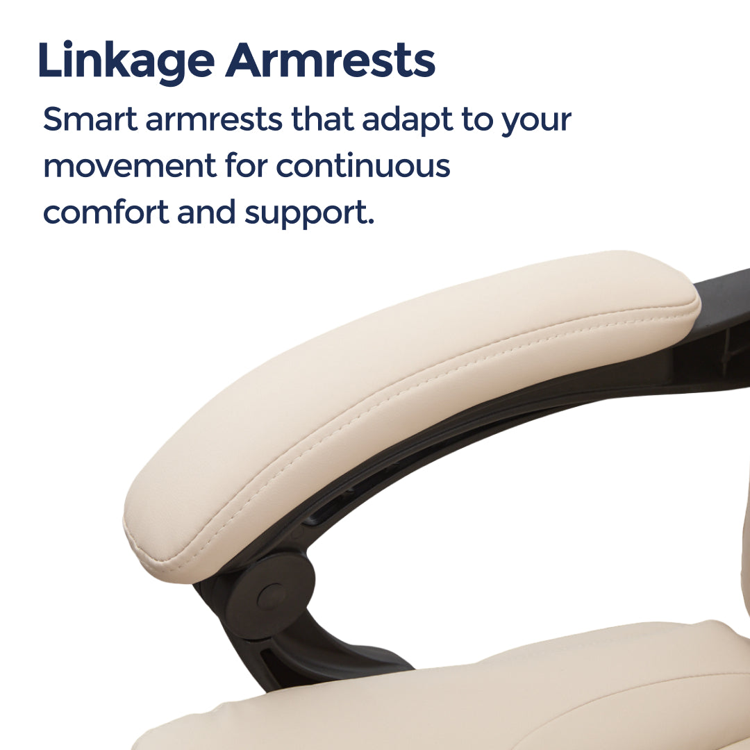 Orbis Heated & 4-Point Kneading Massage Reclining Office Chair