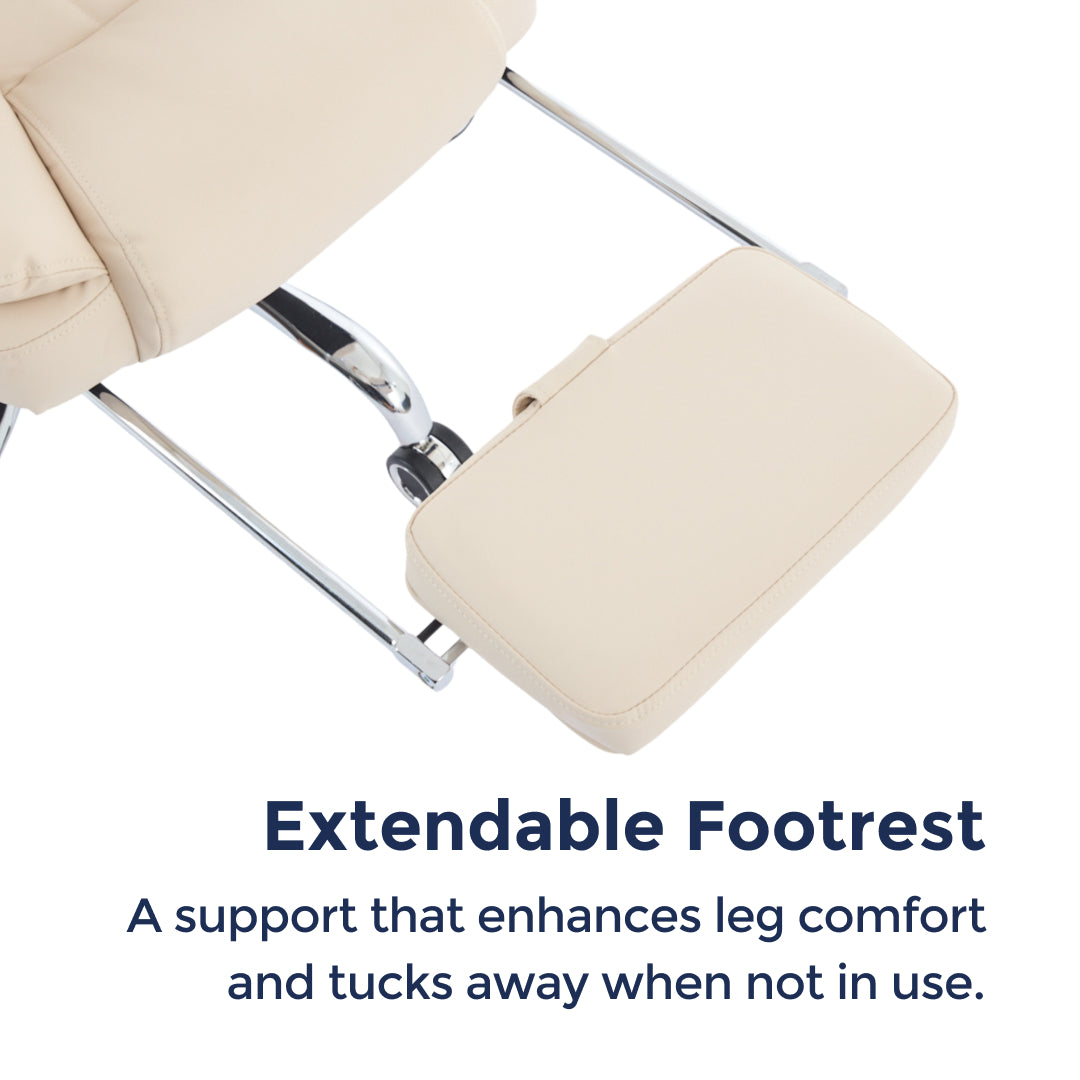 Orbis Heated & 4-Point Kneading Massage Reclining Office Chair