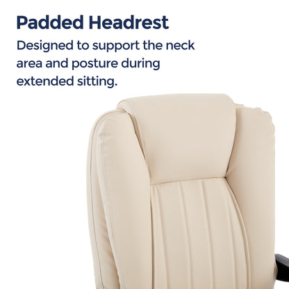 Orbis Heated & 4-Point Kneading Massage Reclining Office Chair