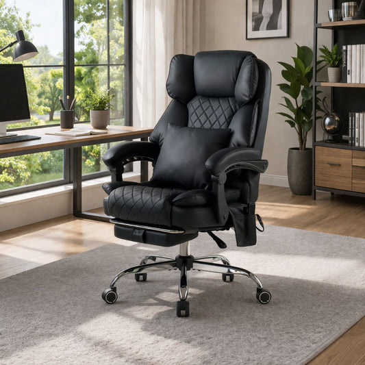 Ergonix Heated Kneading Massage Office Chair for Back Pain