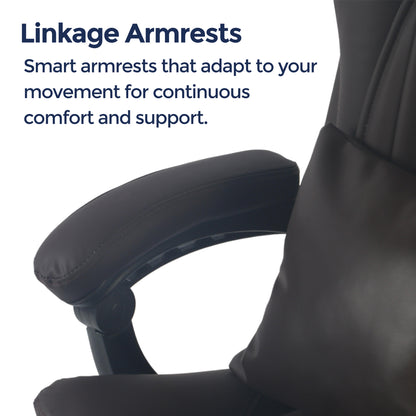 Orbis Heated & 4-Point Kneading Massage Reclining Office Chair