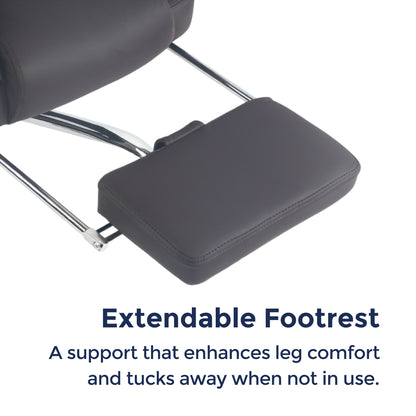 Orbis Heated & 4-Point Kneading Massage Reclining Office Chair