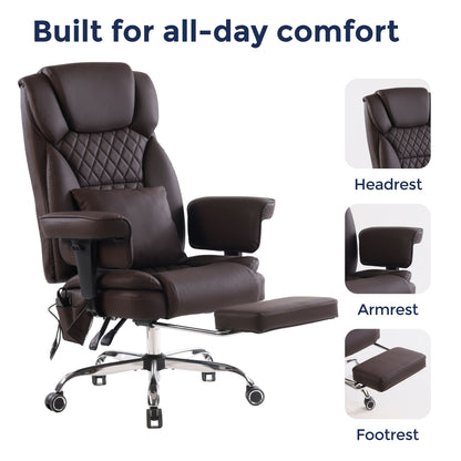 Prestige Heated & 4-Point Kneading Chair | Adjustable Armrest