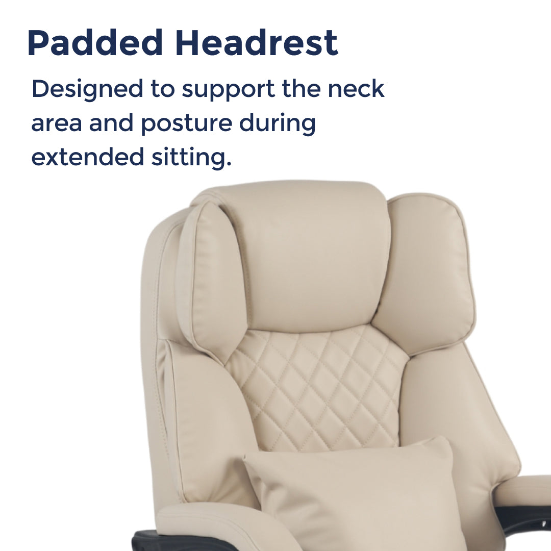 Ergonix Heated & 2-Point Kneading Massage Office Chair