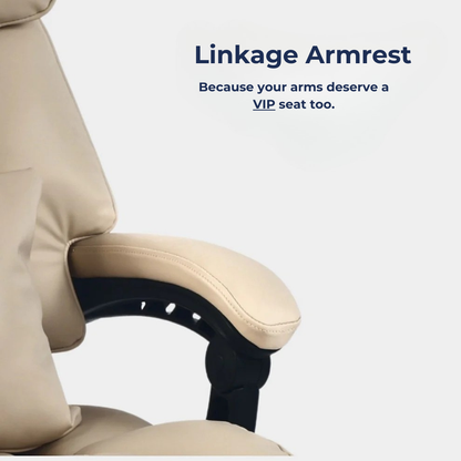 Ergonix Heated & 2-Point Kneading Massage Reclining Office Chair