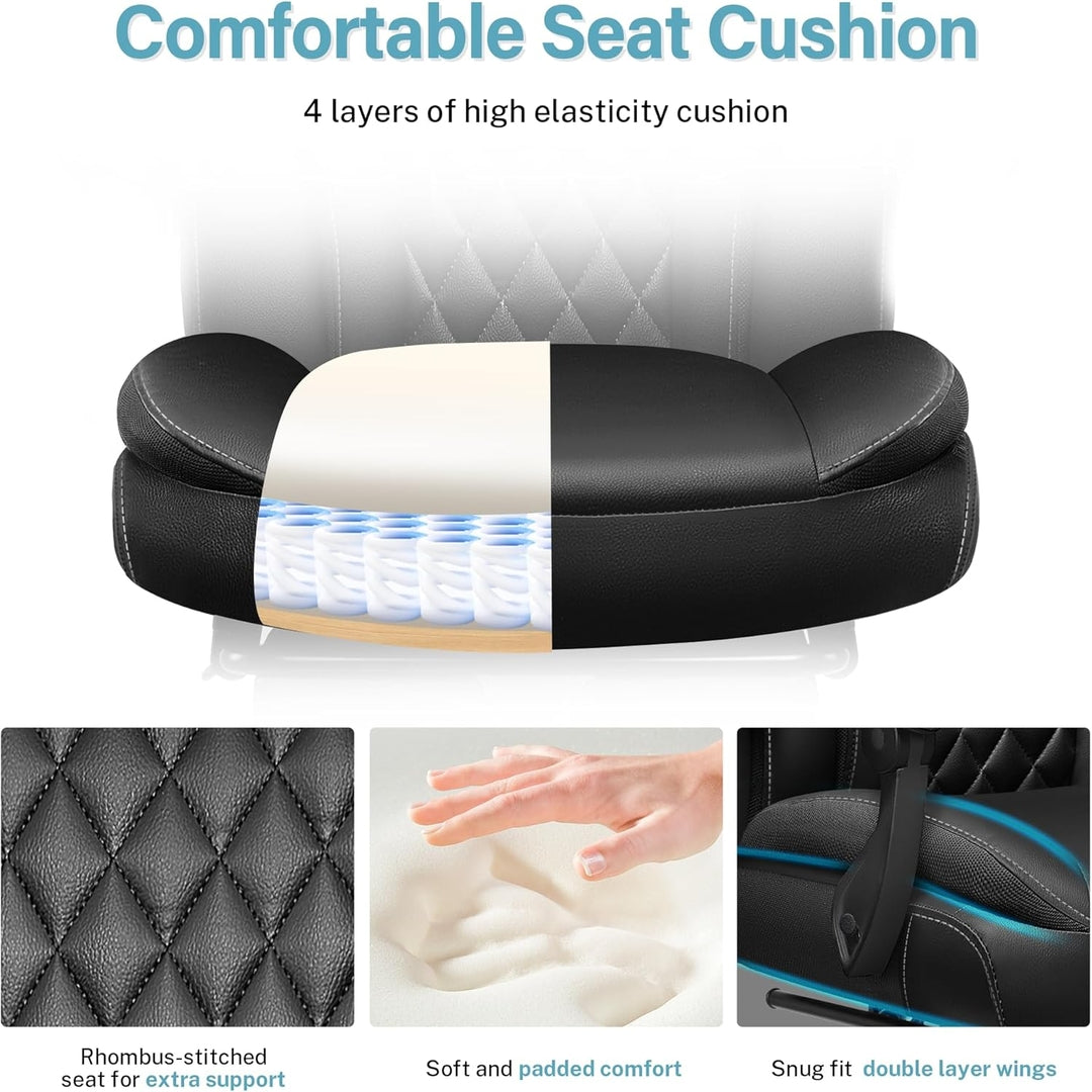 Ergonomic Computer Desk Chair with Lumbar Support