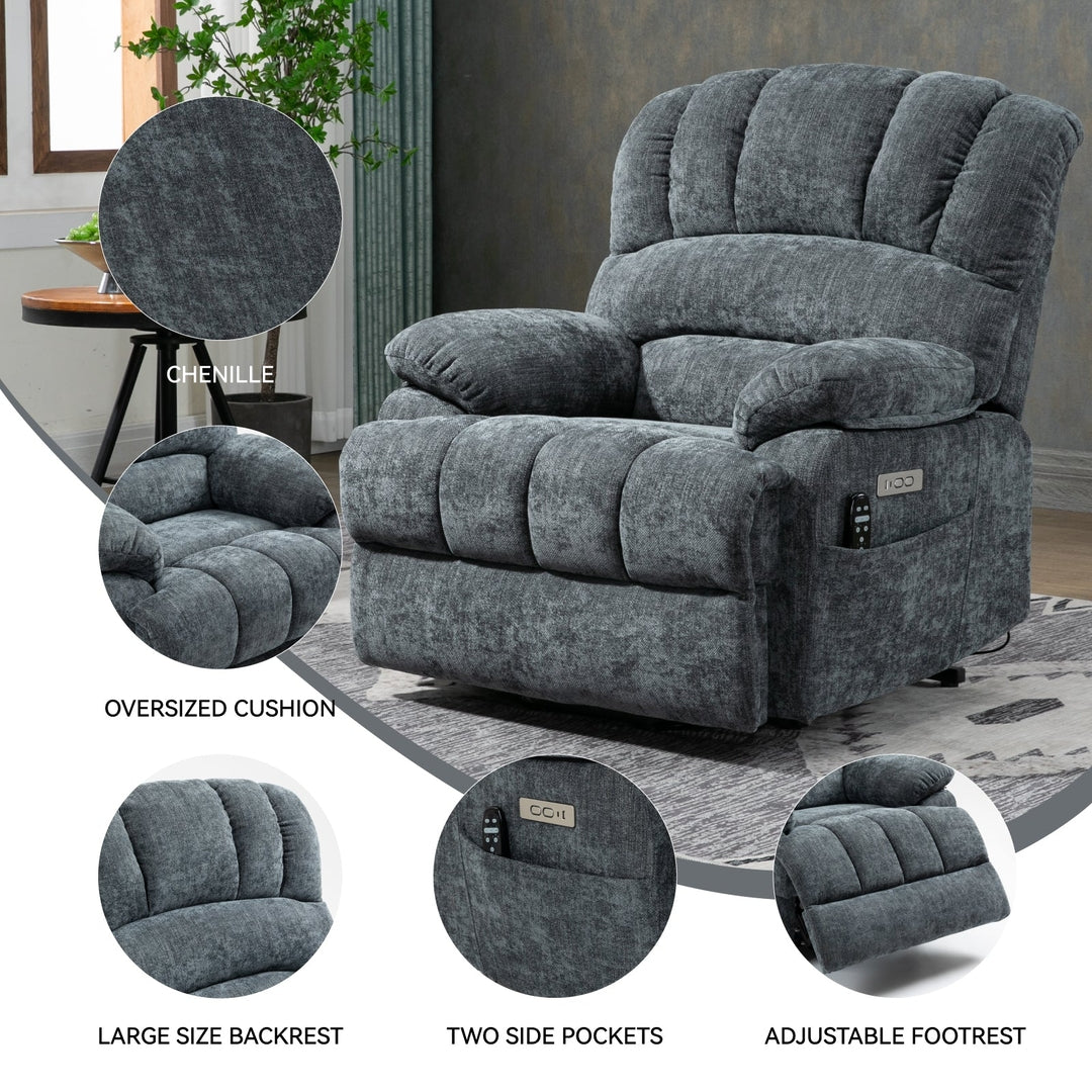 Power Lift Recliner with 8-Points Heat & Massage Function