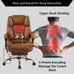 Ergonix Office Chair with 2-Point Kneading Massage & Heating Functions