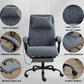 Luxor Heat & Vibrating Massage Office Chair with Reclining Features