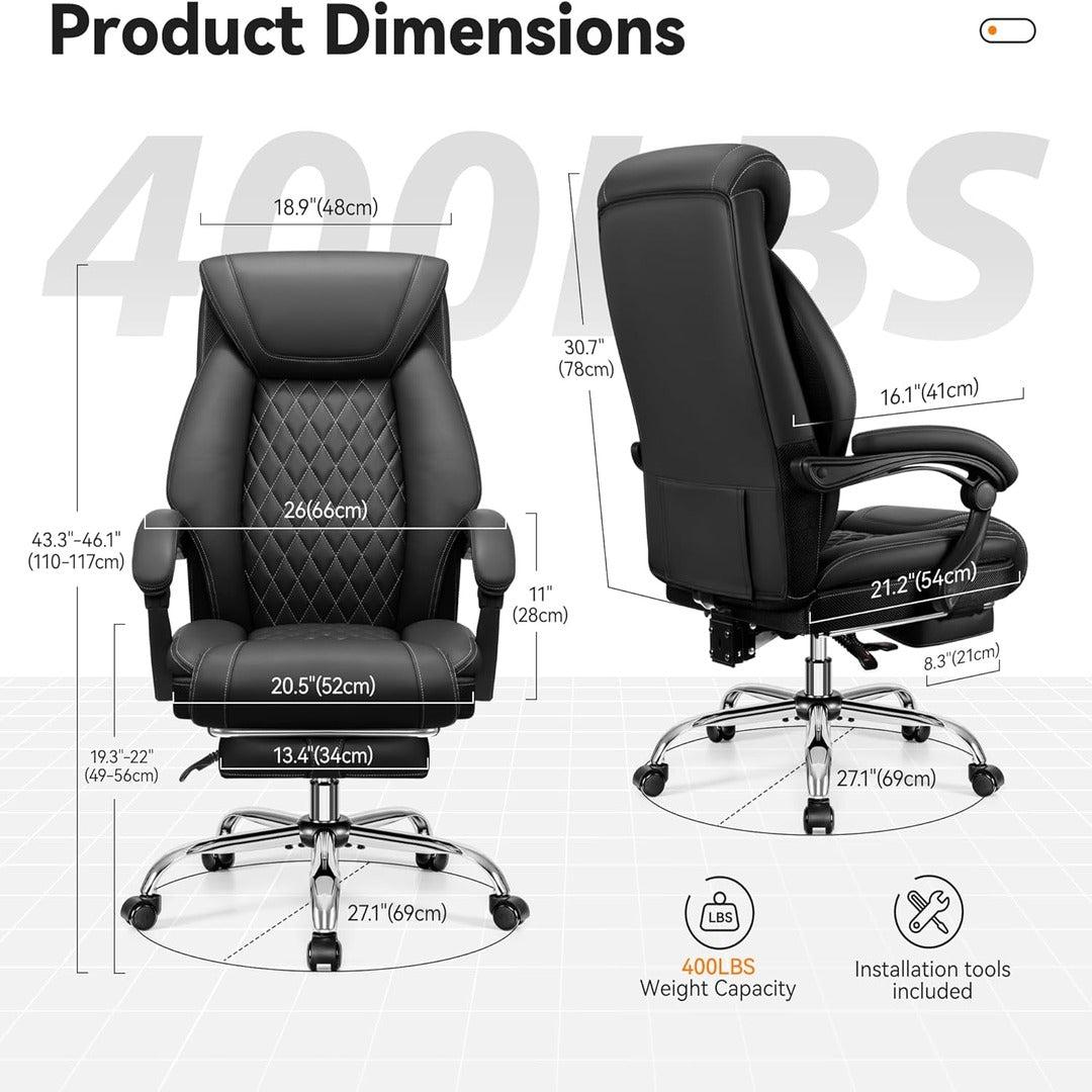 Ergonomic Computer Desk Chair With Lumbar Support