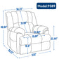Heavy Duty Dual Motor Electric Power Lift Recliners with Power-Remote