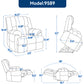 Heavy Duty Dual Motor Electric Power Lift Recliners with Power-Remote