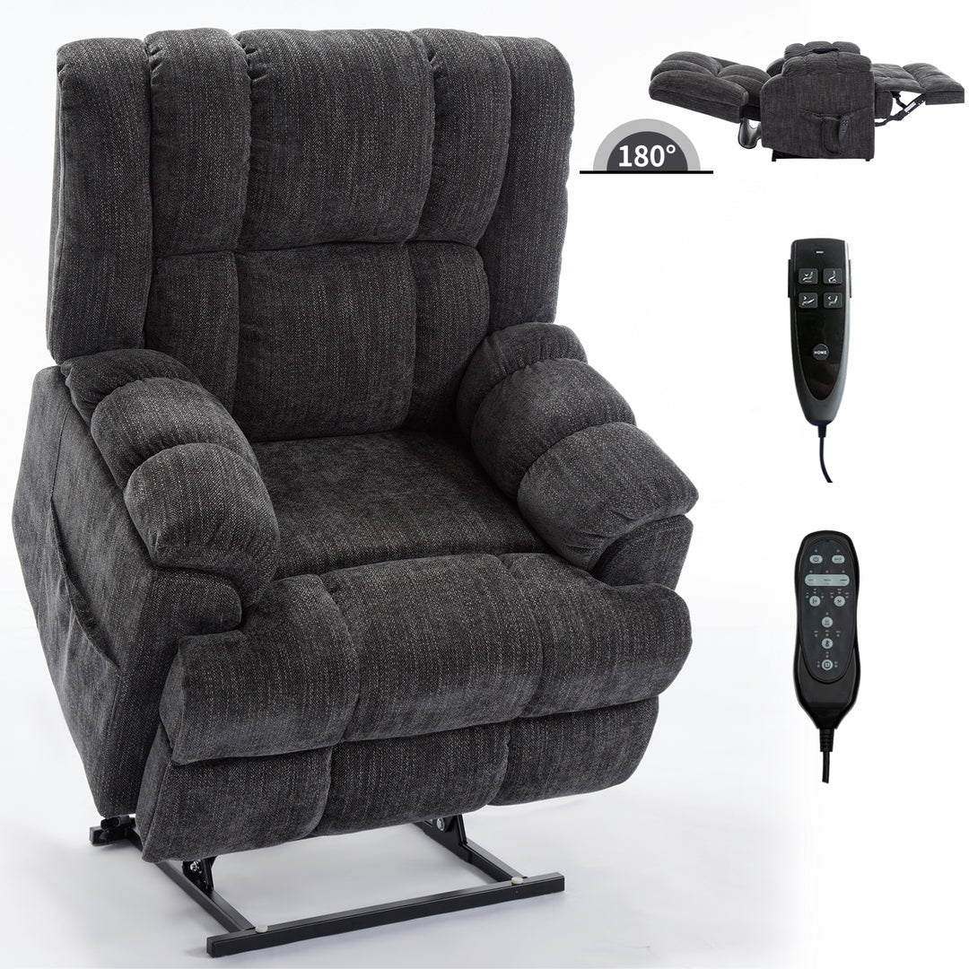 Heavy Duty Dual Motor Electric Power Lift Recliners with Power-Remote