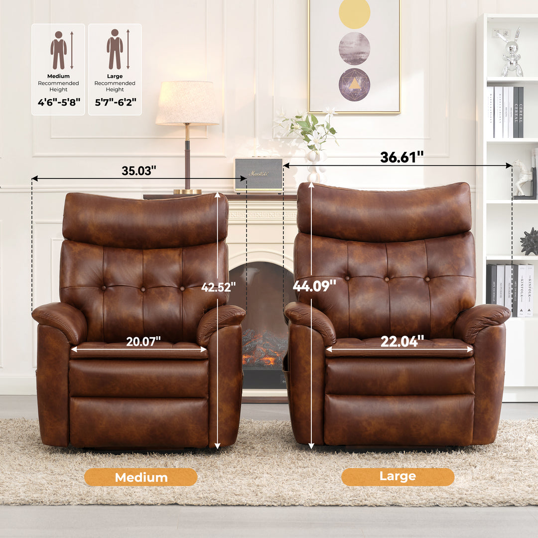 Dual Motor Power Lift Recliner Chair for Elderly