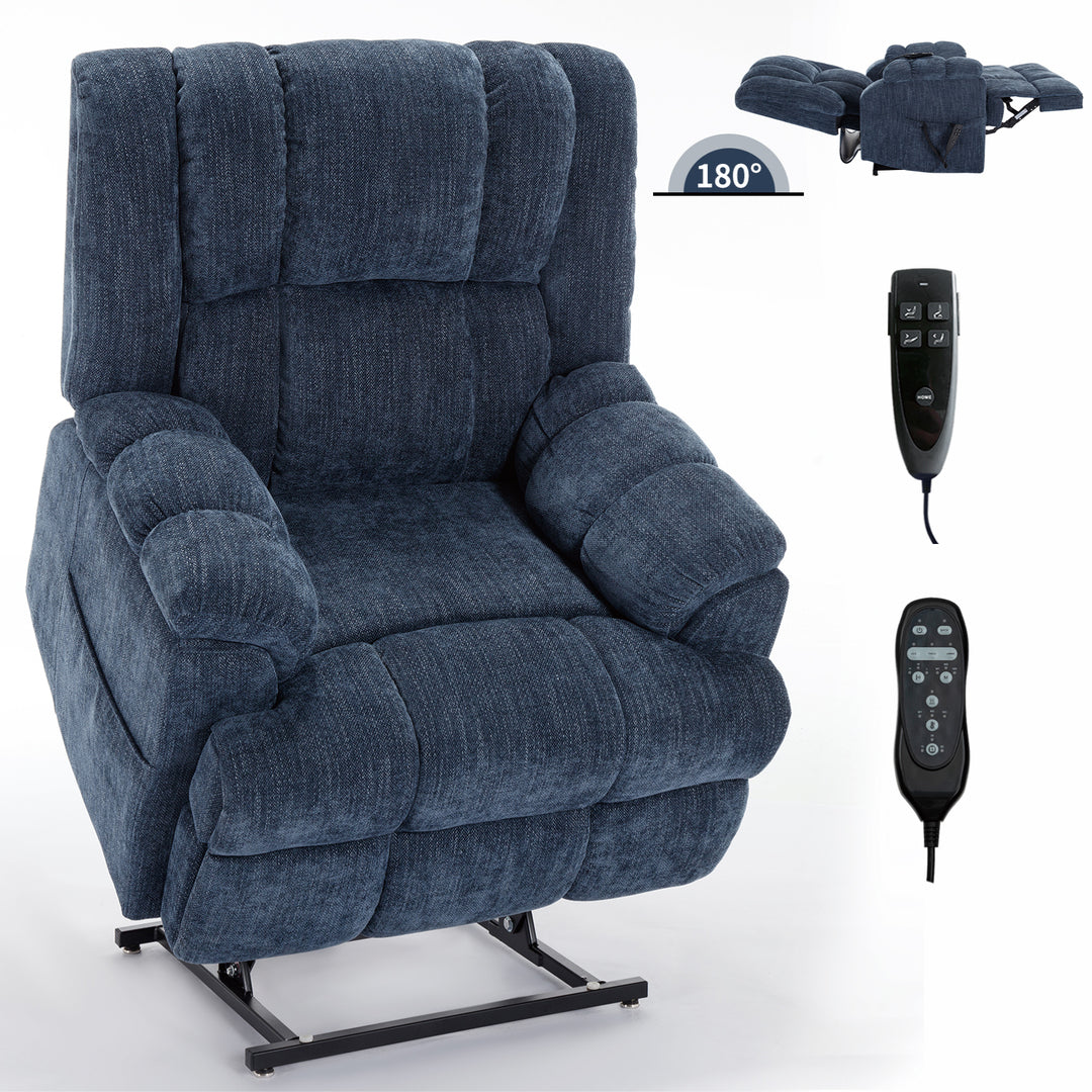 Heavy Duty Dual Motor Electric Power Lift Recliners with Power-Remote