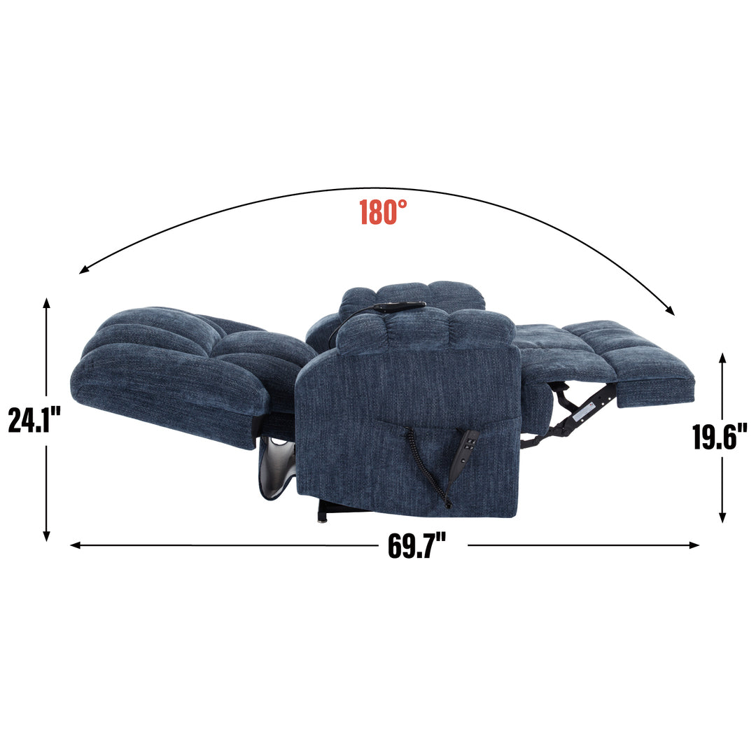 Heavy Duty Dual Motor Electric Power Lift Recliners with Power-Remote