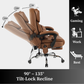 Ergonix Office Chair with 2-Point Kneading Massage & Heating Functions