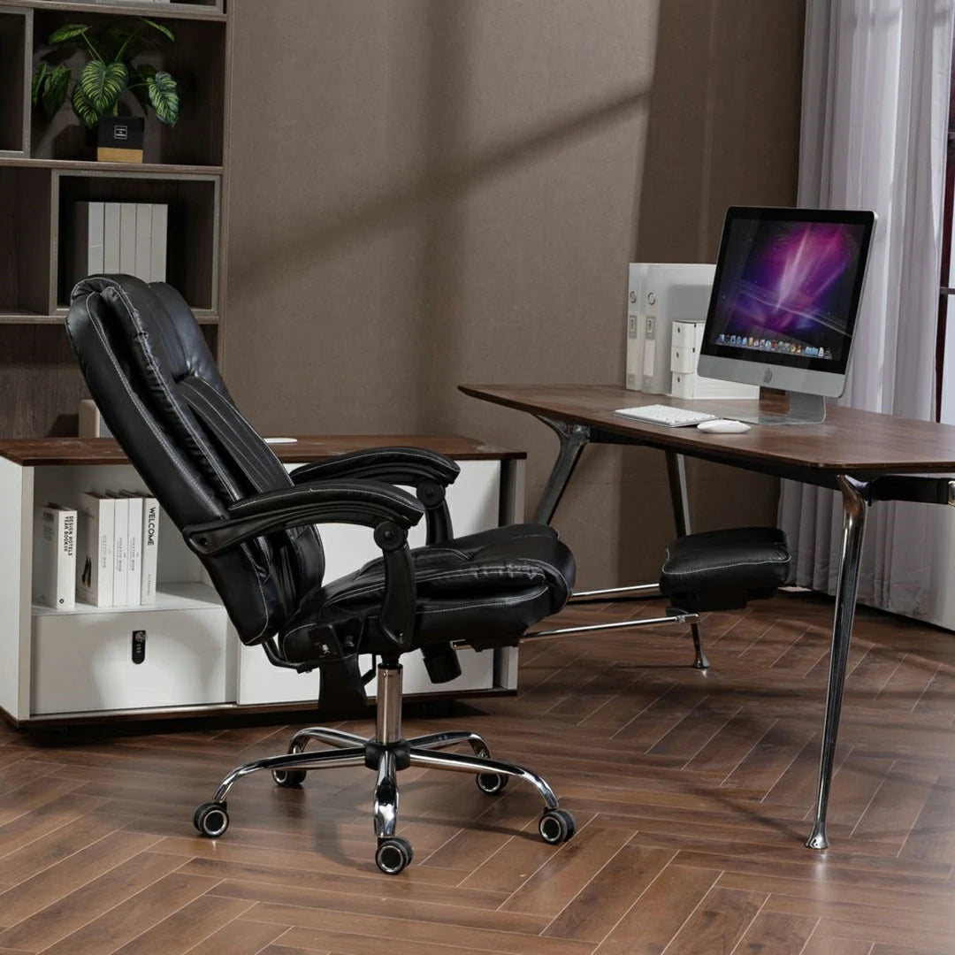 Ergosky Office Chair with computer view and tilt position