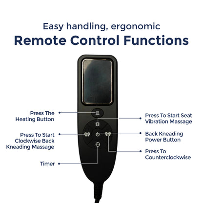 Ergonix Heated & 2-Point Kneading Massage Reclining Office Chair