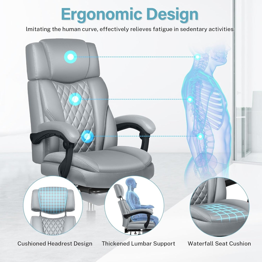 Ergonomic Computer Desk Chair with Lumbar Support