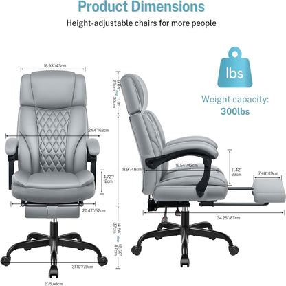Ergonomic Computer Desk Chair with Lumbar Support