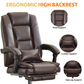 Universal Heated Office Chair with 6-Point Massage and High Backrest