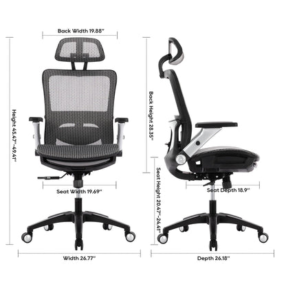 Ergosky-Figma-Ergonomic-Mesh-Office-Desk-Chair-product-dimensions