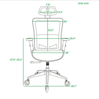 Alvin Ergonomic Computer Office Desk Chair