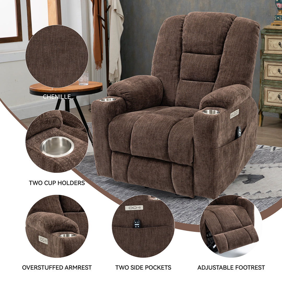 Power Lift Massage Recliner With Cup Holder XDL23 Power Lift